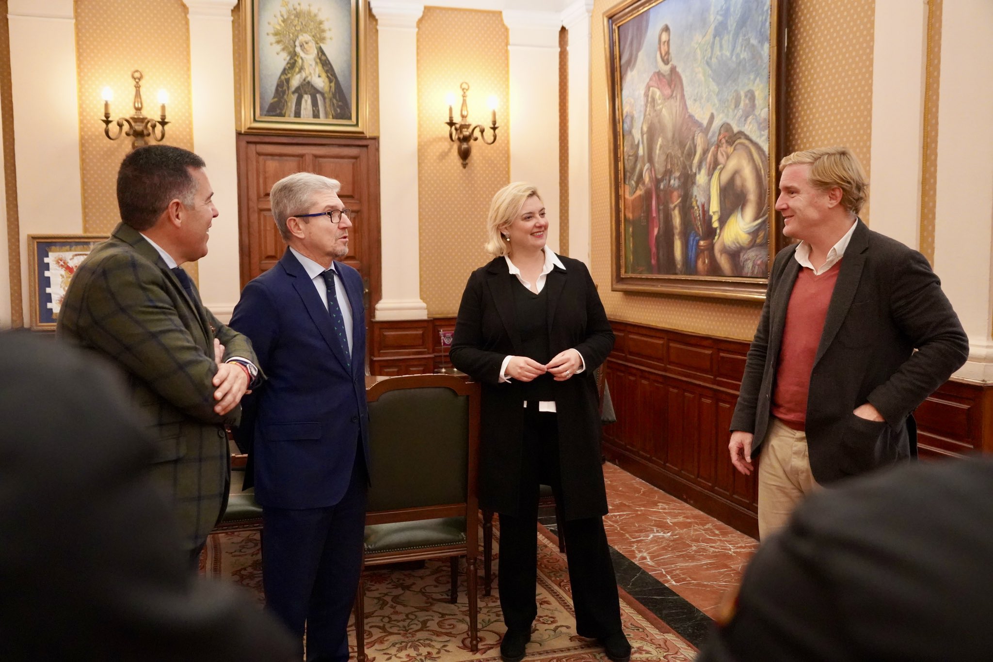 Visita al Ayuntamiento de Badajoz